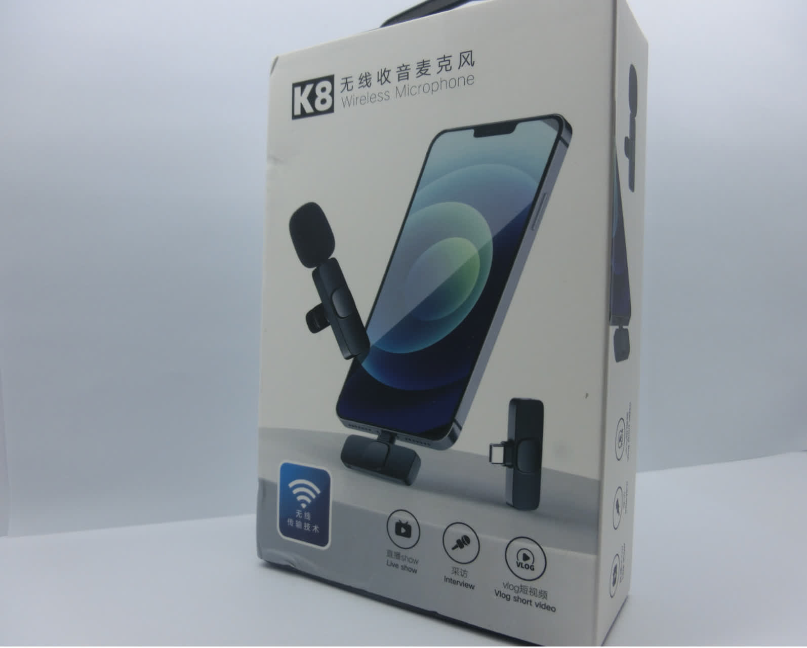 میکروفون یقه ای بیسیم k8