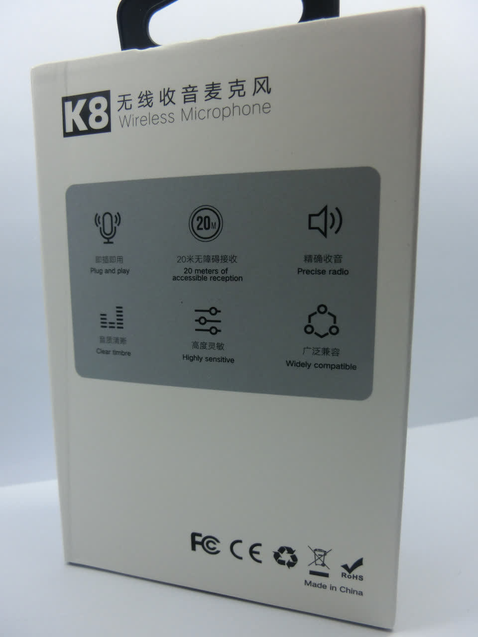 میکروفون یقه ای بیسیم k8